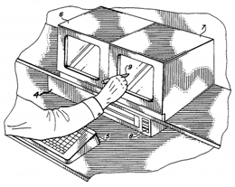 Multiple Display System Patent US 4884068 A